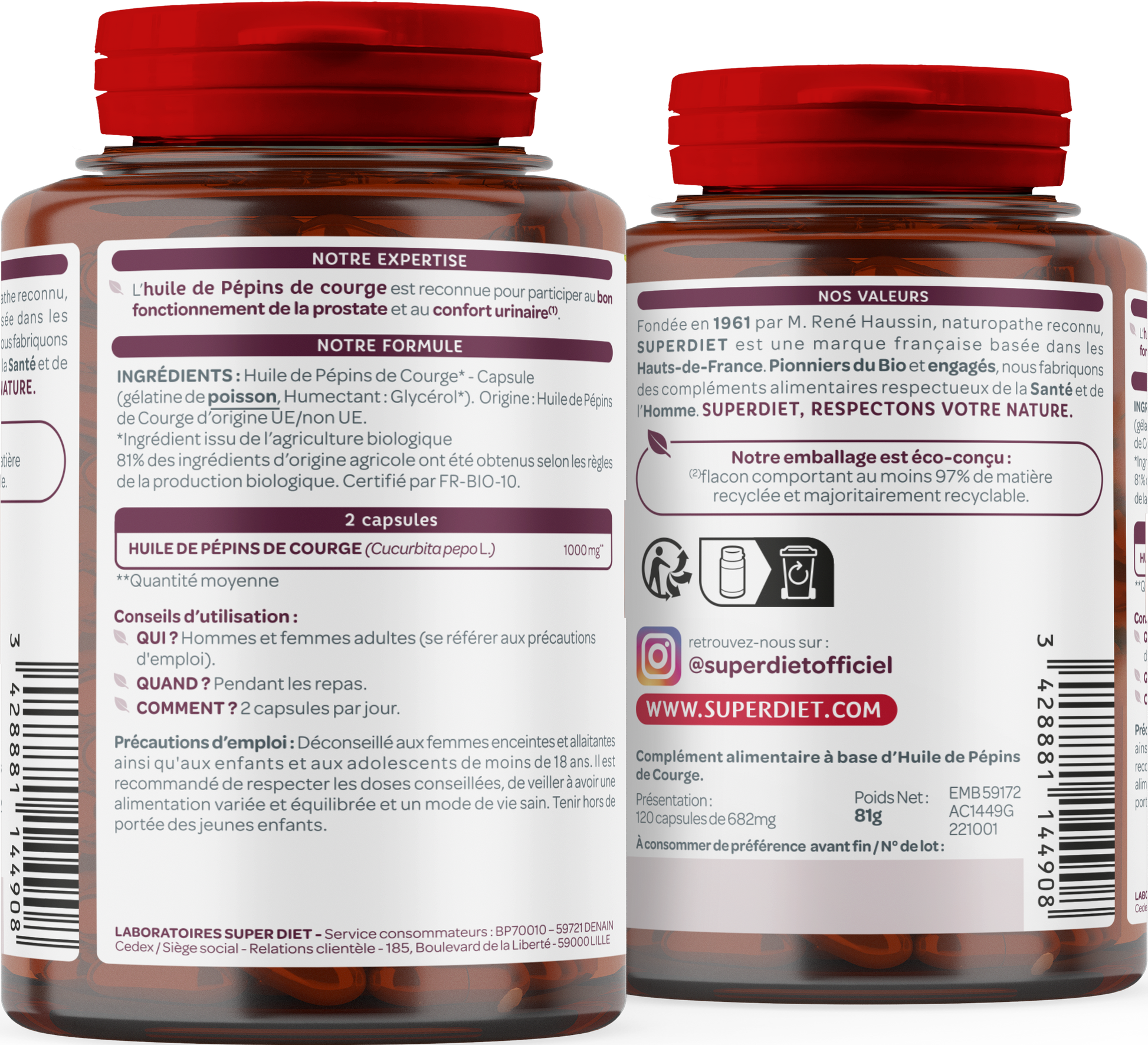 Huile de pépins de courge - 2