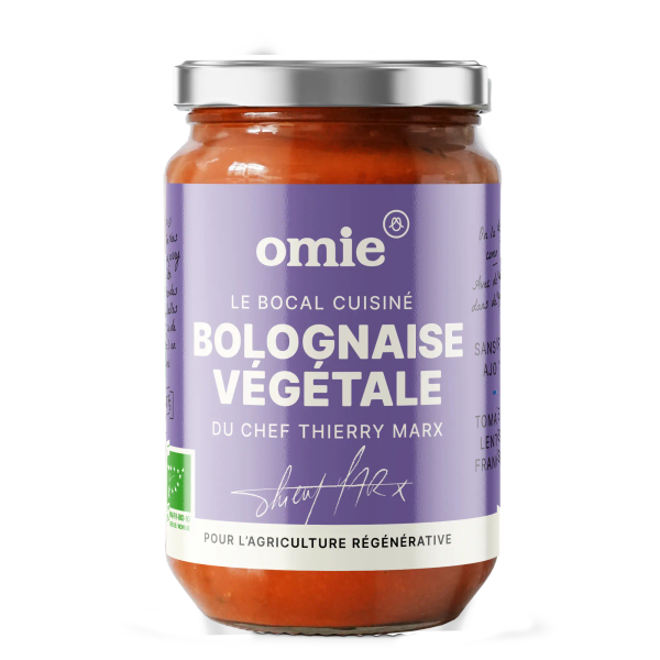 Sauce bolognaise végétale bio (tomates et lentilles françaises) - 1